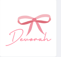 Personalized pink bow design